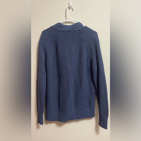 Gap - Women's Blue Soft Knit Button Front Cardigan Relaxed Fit - Size S - Picture 6 of 6